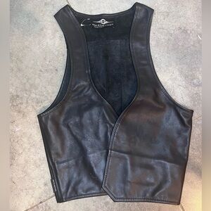 Real leather vest from Mr. S. Size M